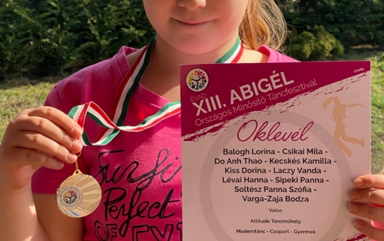 Akire büszkék vagyunk....Sipeki Panna